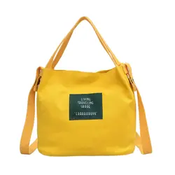 Холщовый мешок для женщин Складная сумка плеча хозяйственные сумки 2019 Новый горячий многоразовые хозяйственные холст пакет
