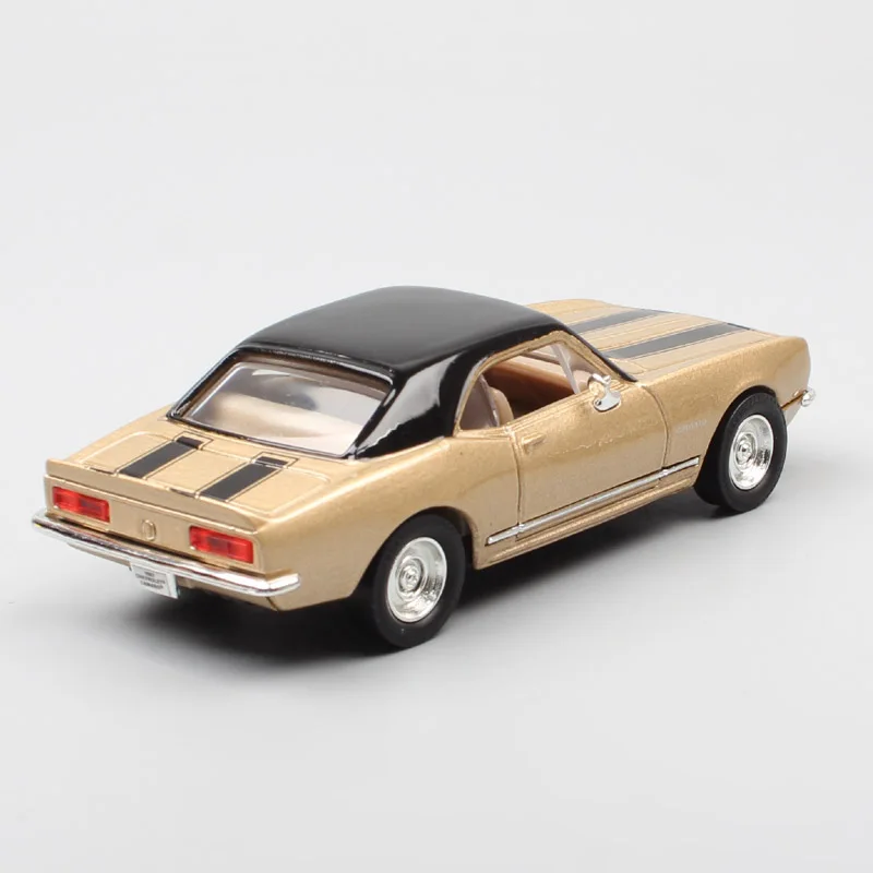 1/43 Масштаб Мини Винтаж 1967 Chevrolet Camaro Z28 Chevy гоночный автомобиль мышцы литья под давлением и автомобили-модельная игрушка миниатюрный коллектор