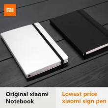 Чехол xiaomi из искусственной кожи, 160 страниц, блокнот в твердом переплете, металлический знак для xiaomi smart home