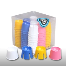 Новинка! 100 шт. Топ Qulity 23 мм Корона Тип Пластик ясно татуировки пигментные чернила Кепки Чашки для татуировки Уборочные инструменты Accessoire де татуировки