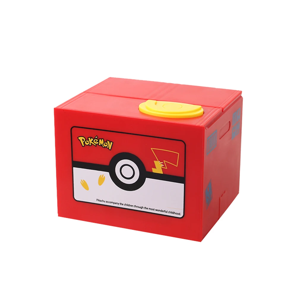 Электронная пластиковая Копилка Pokemon Pikachue копилка для монет сейф украшения на