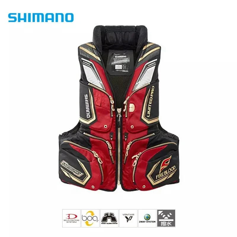 

2017 NEW shimano Fishing life jacket Breathable buoyancy120 kg Breathable Vest VF-111N Fishing gear Multi-function Free shipping