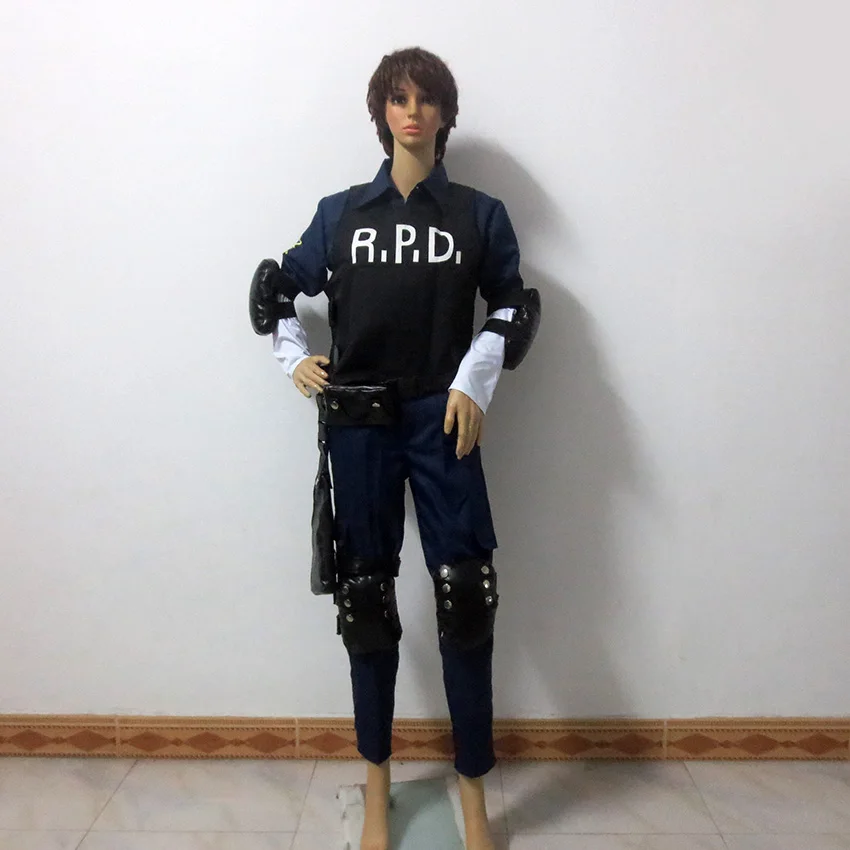 

Leon Scott Kennedy RPD Christmas Party Halloween Outfit Cosplay Costume Customize Any Size