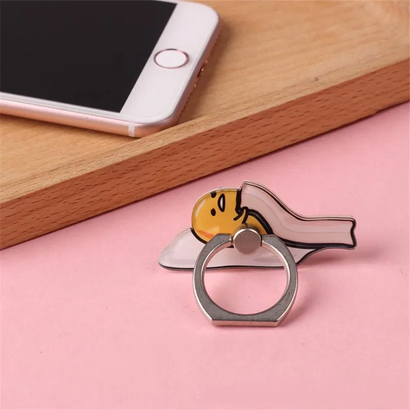Cartoon egg Finger Ring Mobile Phone Smartphone Stand Holder For iPhone 6 7 8 plus X For Samsung Smart Phone IPAD MP3 Car Mount