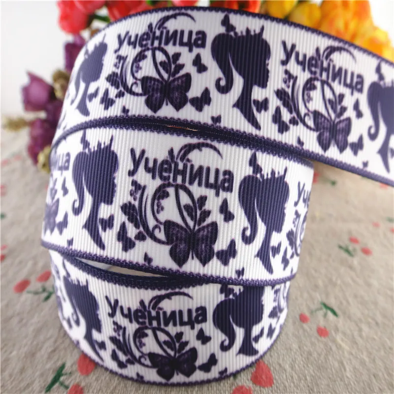 1" 25mm or 1.5" 38mm 5 yards/lot Movie characters printed grosgrain ribbons cartoon ribbon DIY handmade materials ribbon decoration ribbon supplies grosgrain ribbon