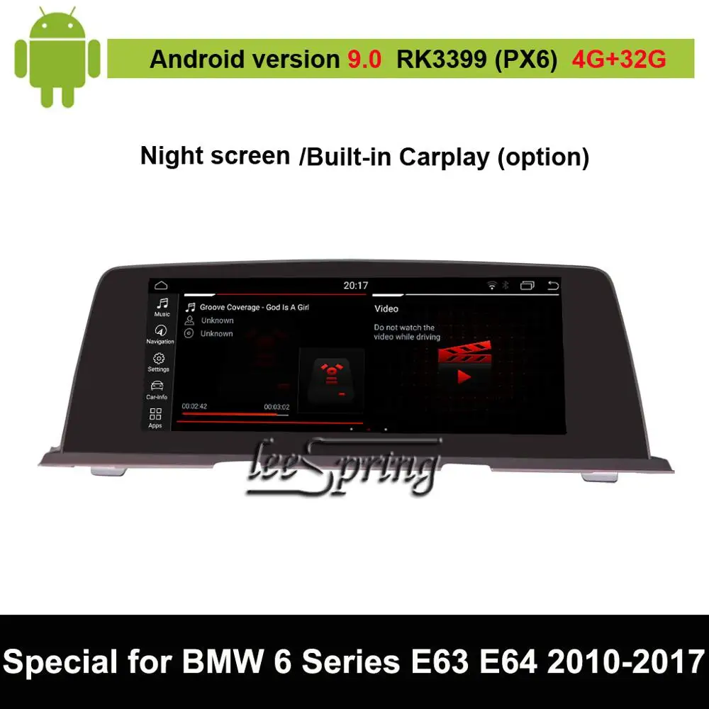 10.25 inch Android 9.0 Car Multimedia Player for BMW 6 Series E63 E64 640i 650i 2010-2017 GPS Navigation MP5 Bluetooth Wifi 10.25 inch Android 9.0 Car Multimedia Player for BMW 6 Series E63 E64 640i 650i 2010-2017 GPS Navigation MP5 Bluetooth Wifi
