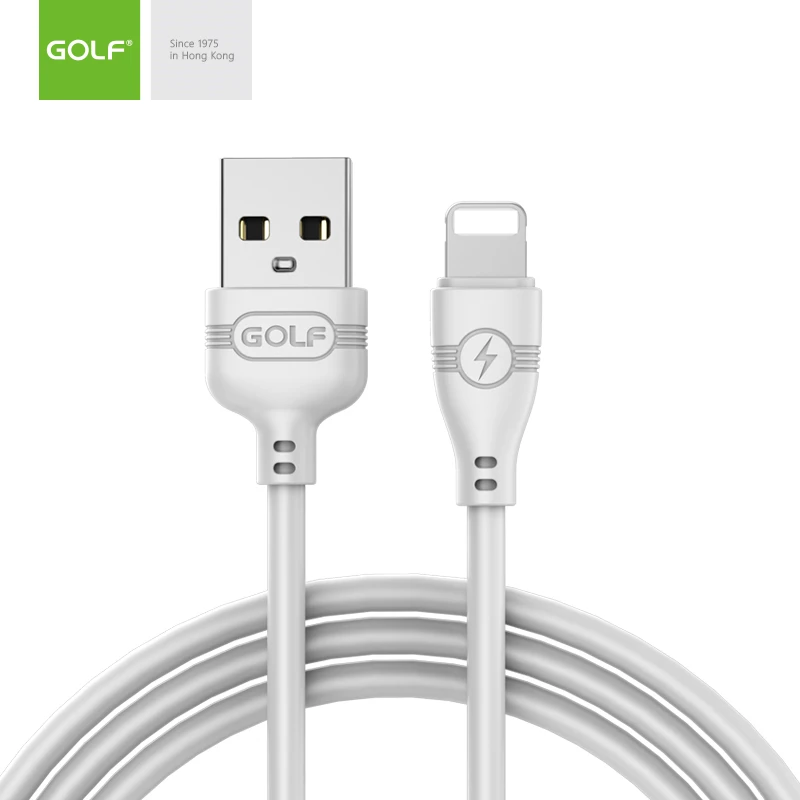 

GOLF 1M USB Data Sync Cable For iPhone 5 5S 5C SE 6 6S 7 8 Plus X XS Max XR Rapid Charging Mobile Phone USB Charger Wire Cables