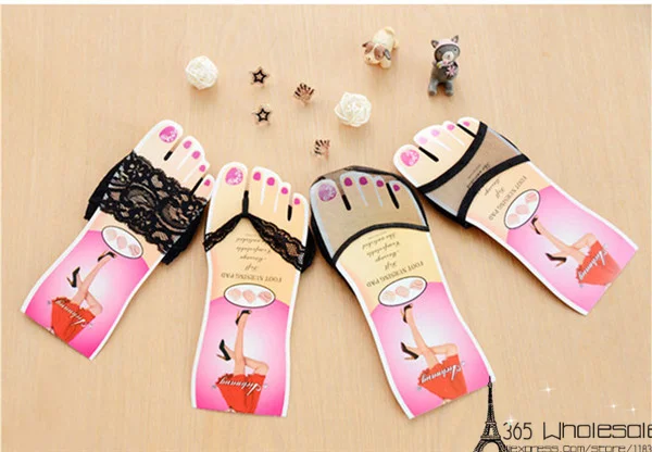 Invisible anti-slip socks for sandles high heels - 1