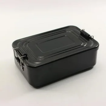 

Aluminum lunch box, aluminum outdoor portable military lunch box Camping cooking cookware, hunting survival container.