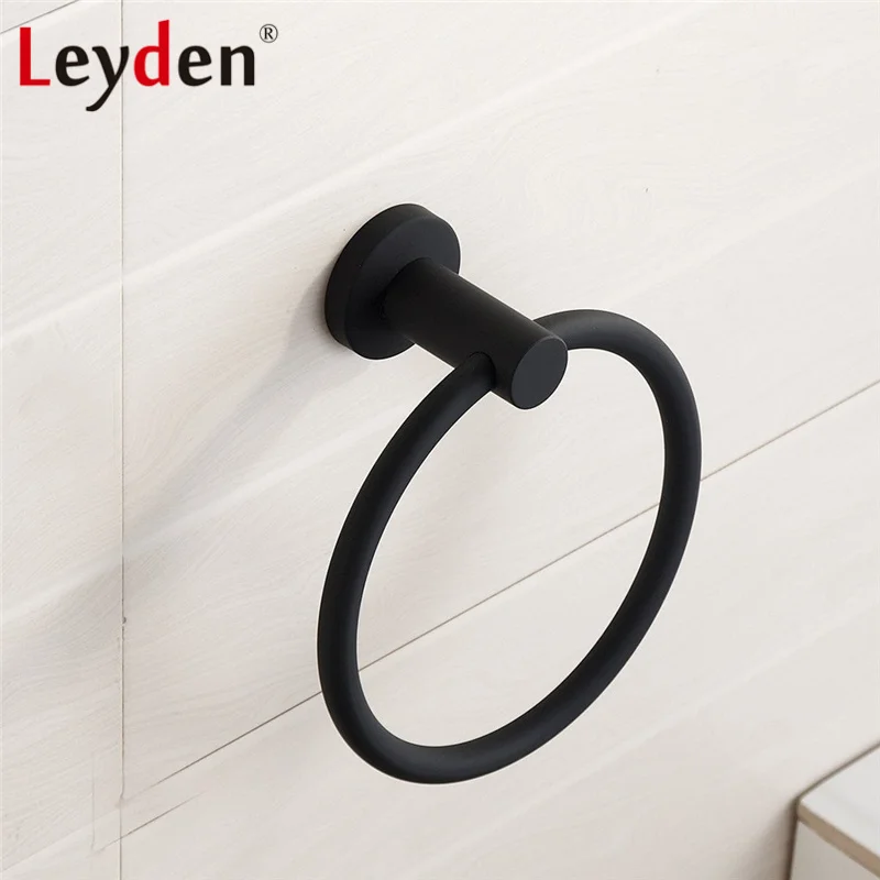 Настенное кольцо для полотенец из нержавеющей стали 304|towel ring|black towel ringsbathroom accessories