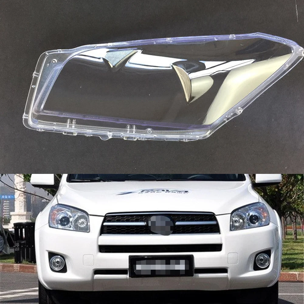

Car Headlight Lens For Toyota Rav4 2009 2010 2011 2012 Headlamp Cover Car Replacement Front Auto Shell Cover