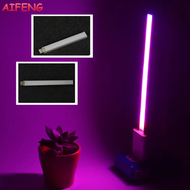 

AIFENG Led Grow Light Full spectrum Beam Red Blue Led Bar Light 3W 5W Grow Light For Desktop Plant Flower Growing USB Light DC5V