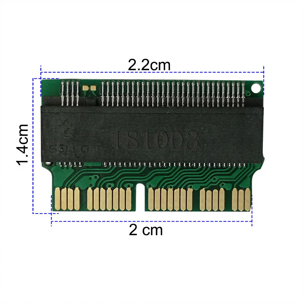 PCI E x4 M.2 NGFF к SSD адаптеру для 12 + 16pin 2013 2014 2015 Mac Book Air A1465 A1466 A1398 A1502 1x|Сетевые карты| |