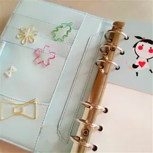 5 шт./партия, 5 цветов, бант, цветок, металлические закладки, зажимы, держатель страниц книги, Офисные аксессуары, школьные принадлежности, сепаратор de libros