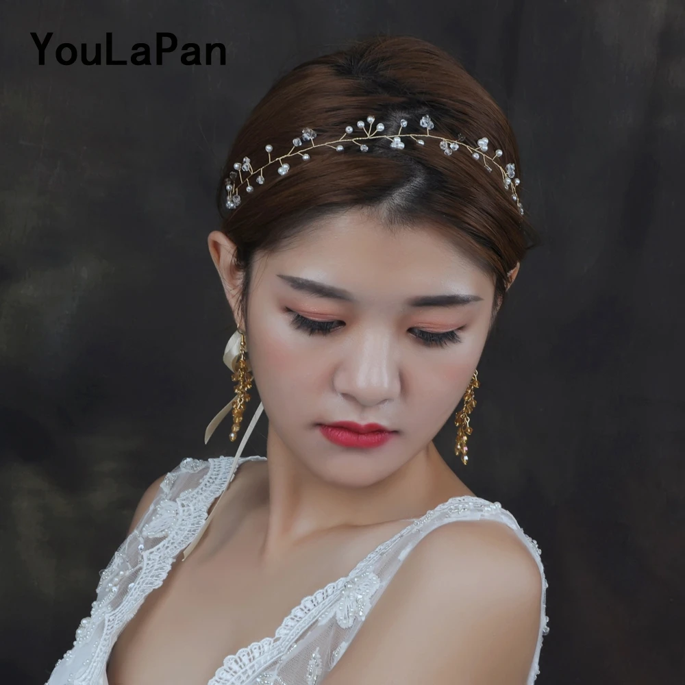 YouLaPan HP97 невесты головной убор с кристаллами Свадебные аксессуары для невесты Свадебные аксессуары украшения кристалл аксессуары на голову