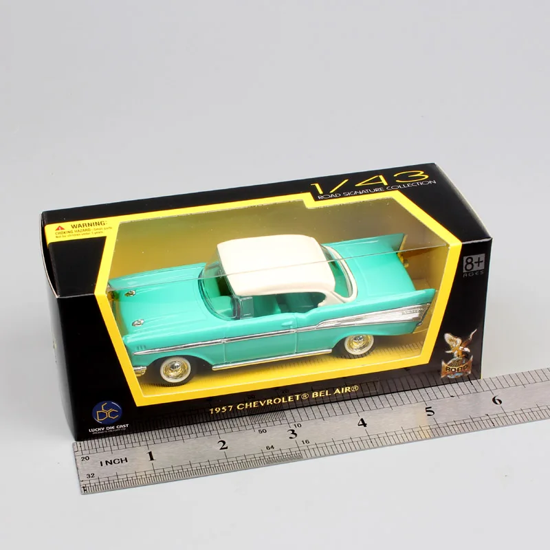 1/43 маленькие бренды Yat Ming 1957 Chevrolet Bel, воздушная литьевая модель, копия автомобиля, мини-дисплей, подарок для взрослых