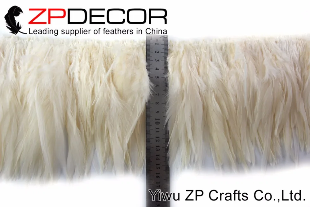 Zpdecoration перья 4 6 дюймов 700 800 шт/пачка пушистые Natrual крем седло для петуха натянутые