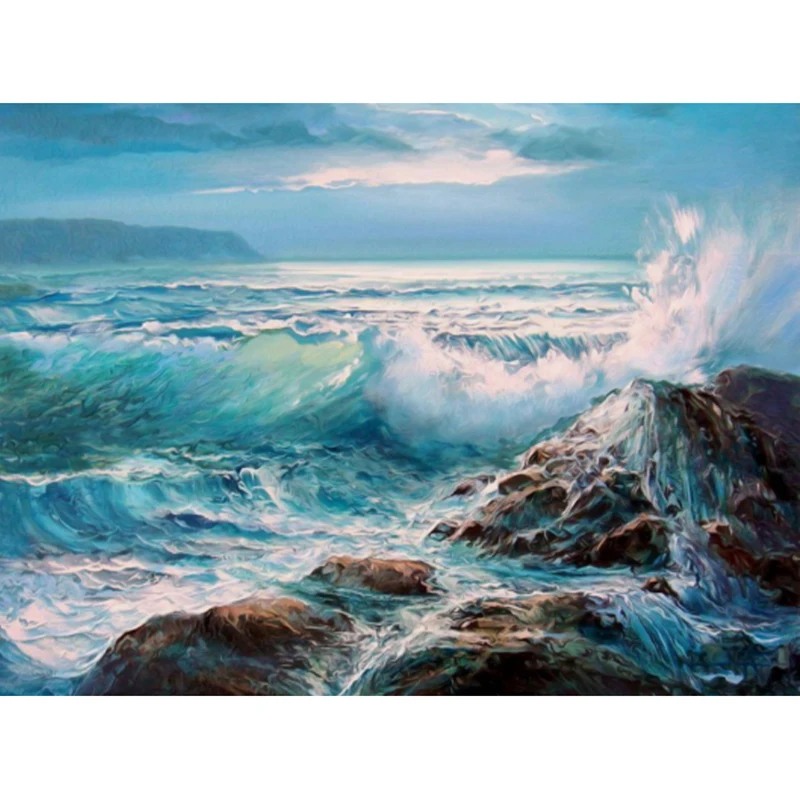 Набор для алмазной вышивки Морская рыба Кит|diamond embroider|diy 5d diamond paintingdiamond painting sea |