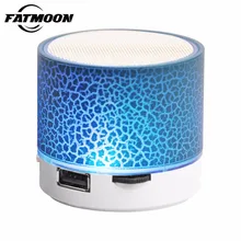 FATMOON Portable Mini Bluetooth Speaker Wireless Speakers soundbar LED USB handsfree mp3 player For xiaomi iphone samsung phone