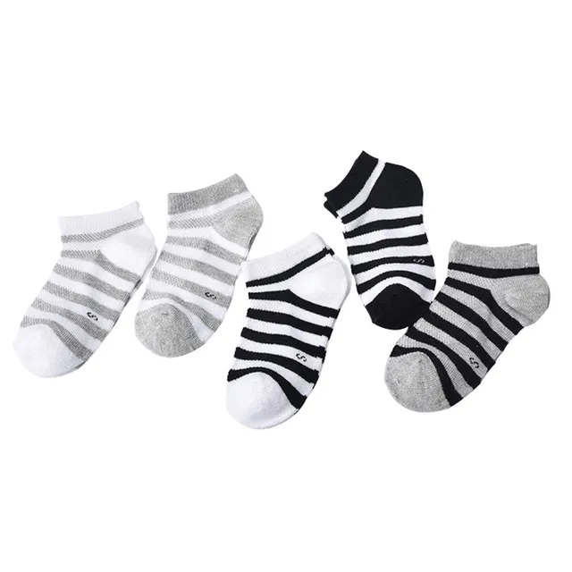 5 Pair 10pcs Lot Baby Socks Neonatal Spring Summer Mesh Cotton Plain