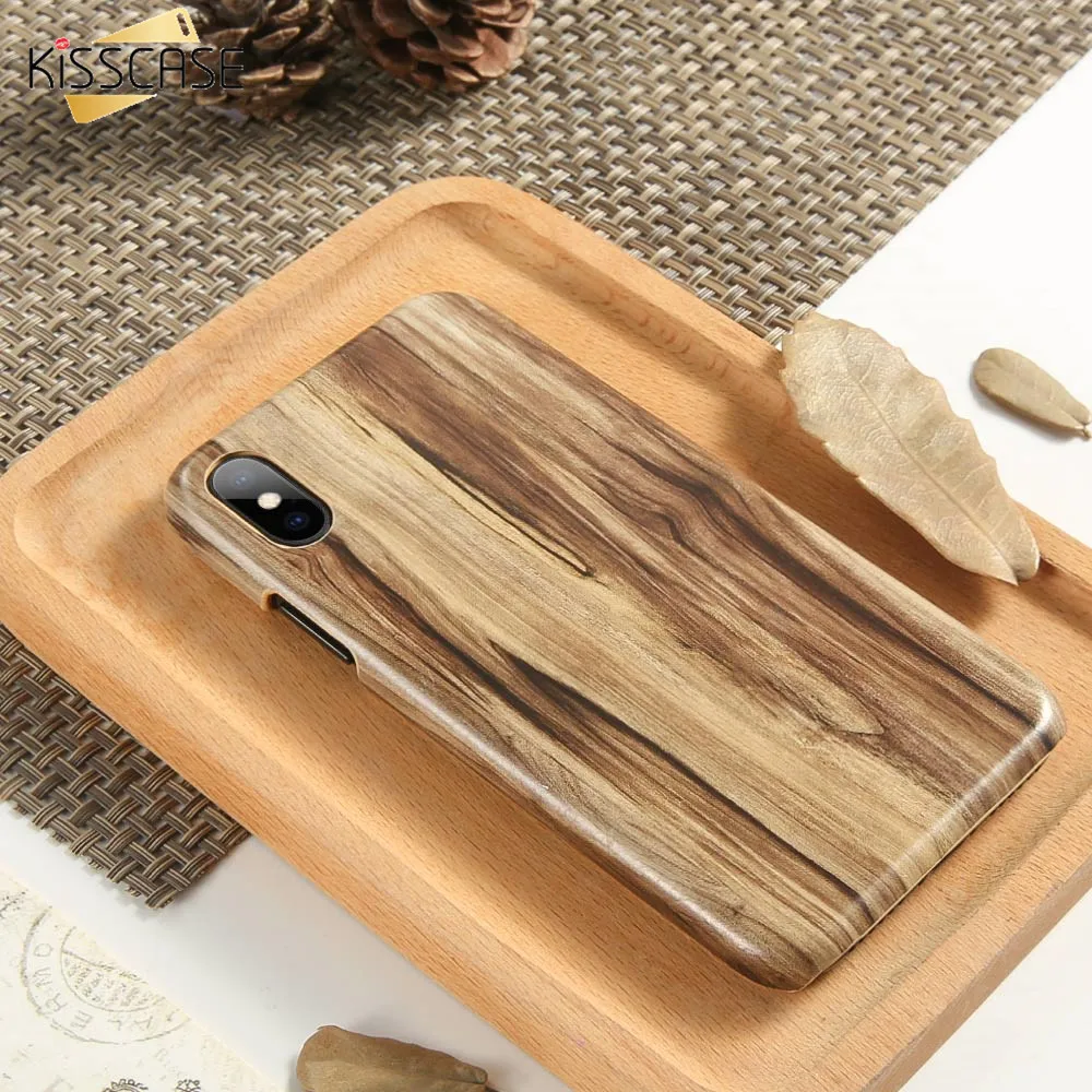 KISSCASE Genuine Wood Case For Samsung Galaxy S8 S7 S6 Full Fitted Phone Plus Edge Coque |