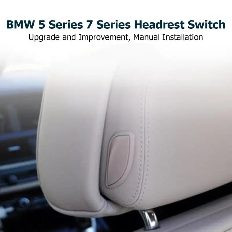 

Car Seat Headrest Adjustment Button for BMW 5 Series F10 2011-2016 GT F07 7 Series F02 2009-2015