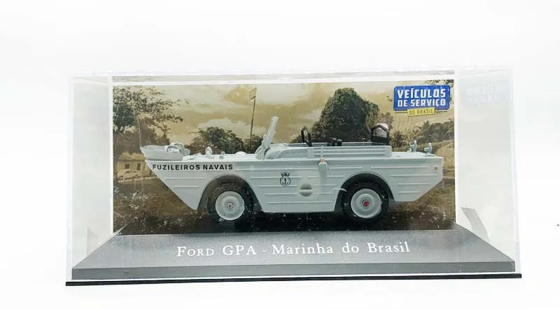 1/43 FORD GPA MARINHA DO BRASIL игрушечные модели машин сплав коллекция литья под давлением металлический автомобиль-амфибия игрушки