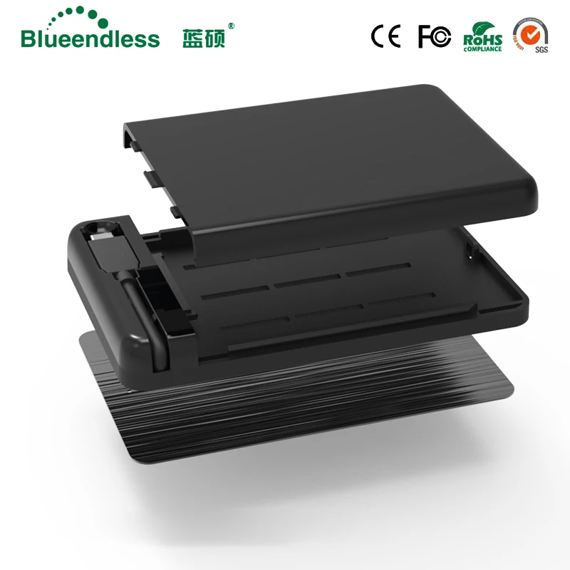 USB кабель Type C пластиковый Sata к USB3.0 до 6 Гбит/с для жесткого диска 7 9 5 мм 2 &quotHdd чехол
