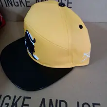 Розничная, гибридная Кепка snapback, желтый, Leo,, Топ-класс, 3D вышивка, хлопок квадратные полями, высокое качество