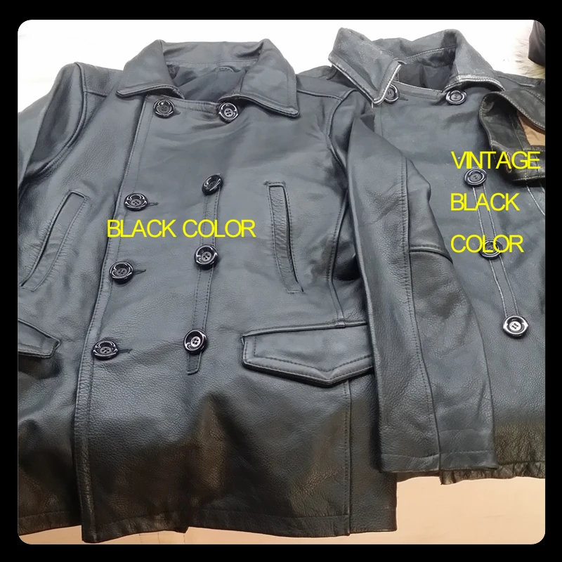 Бренд mapesteed, двубортное кожаное пальто, мужское, отложной воротник, винтажное, черное, тонкое, мужское, длинное пальто, зимнее, кожаный Тренч M137