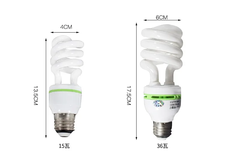 15 Вт 36 Вт спиральный энергосберегающий светильник, Флуоресцентный светильник, цветная атмосфера, зеленый, синий, желтый, красный, креативный светильник для помещений