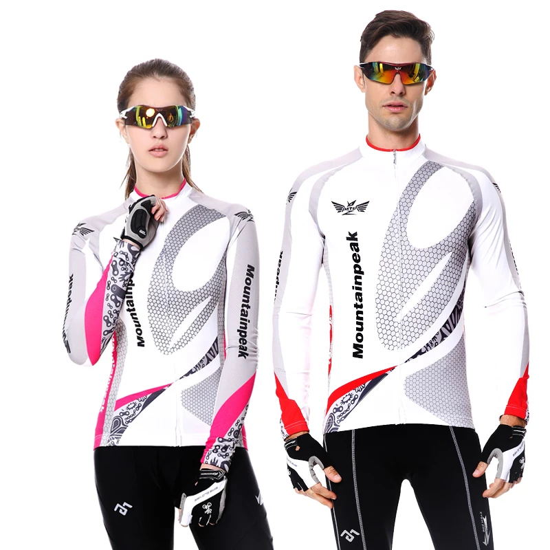 

Mountainpeak Quick Summer Men's Shirt Bicycle Wear Racing Tops Cycling Dry Breathable Cycling Jersey Long Sleeve Clothings