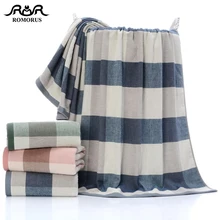 Супер абсорбирующие хлопковые марлевые полотенца синий/зеленый/розовый хлопок набор мягких полотенец для ванной комнаты большие банные полотенца полотенце для лица мочалка