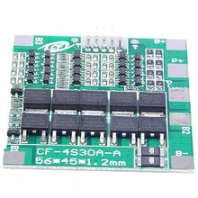 4S 3.7V Lithium Battery Protection Board Current 30A Max 12V-14.8V Protection Board With Balanced Charge 10 MOS