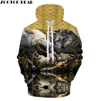

Flower Wolf Hoodies 3D Hoodie Men Women Hoody Anime Sweatshirt Streatwear Tracksuit Harajuku Coat Pullover DropShip ZOOTOPBEAR
