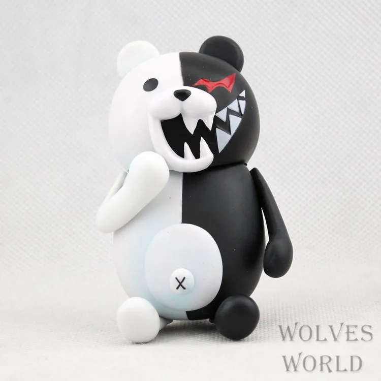 10 см милые Nendoroid Monokuma Супер Dangan Ronpa фигурка модель игрушки куклы ПВХ мультфильмы Аниме Электронные Домашние животные