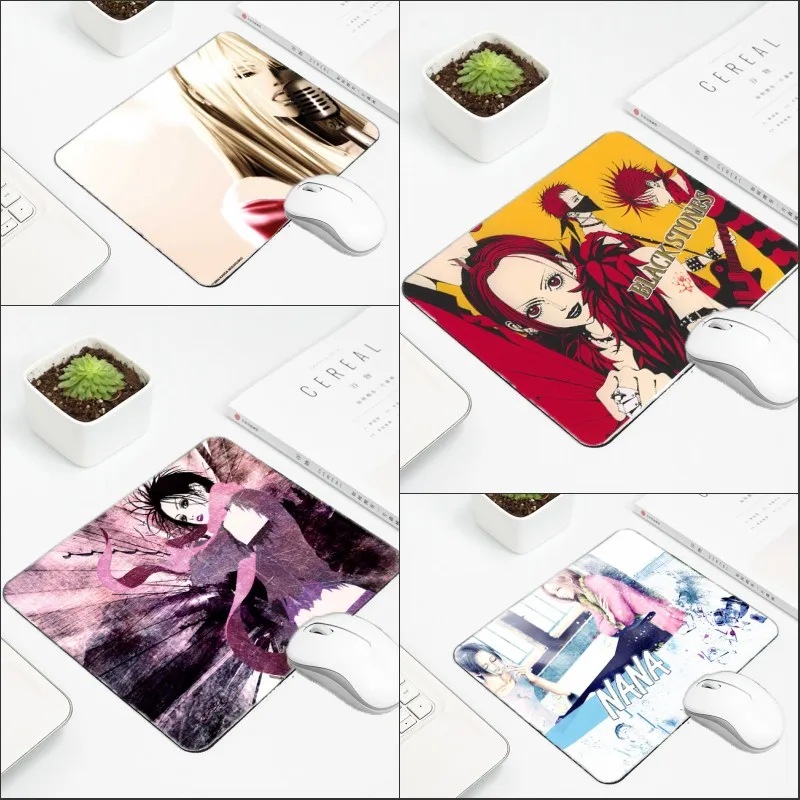 

Mairuige Cool Punk Style Pattern Anime NANA Comic Mousepad Komatsu and Oosaki Nana Beauty Girls Printed Mouse Mat Mini Pc Gamer