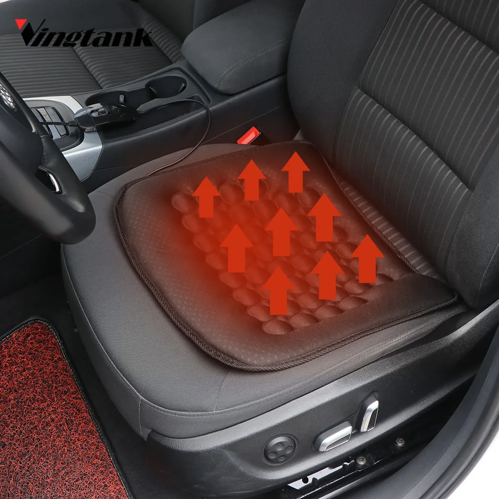 Vingtank Car Heated Seat Cushion Auto 12V Heating Pad Cover Hot Warmer