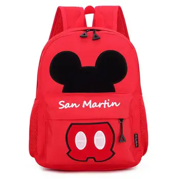 

Hot Kids Cartoon Backpack Primary Children Cartoon mickey School Bags Waterproof Schoolbags Satchel For Boys Girls 4 Colors