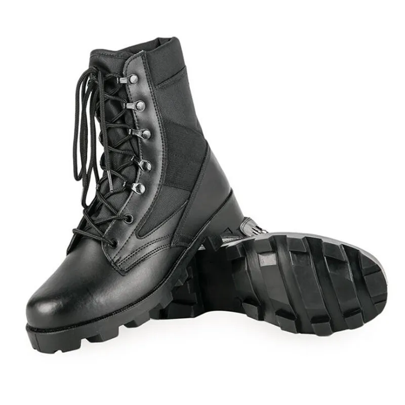 Мужские военные дышащие тактические ботинки SWAT; мужские армейские ботинки в стиле пустыни; камуфляжные ботинки в стиле джунглей; красивая обувь для походов и охоты - Цвет: 2