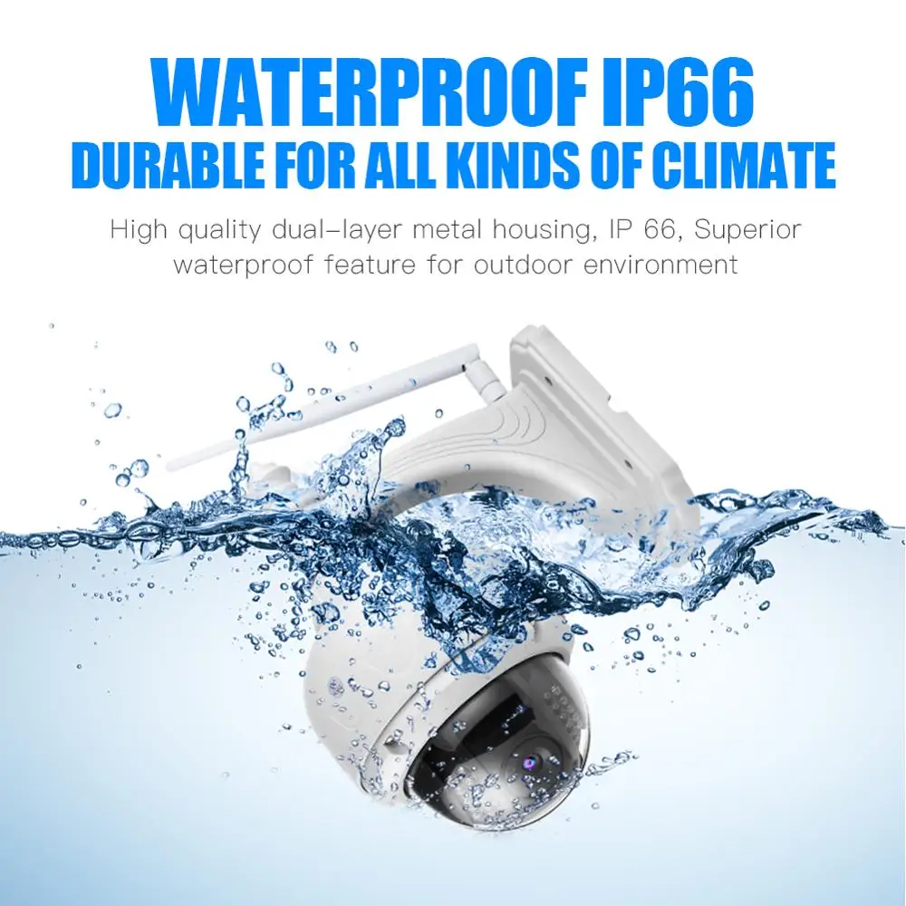  Wanscam K38 1080P Outdoor Rotatable PTZ Camera 2.0MP 4X Zoom Waterproof Wireless Surveillance IP Ca
