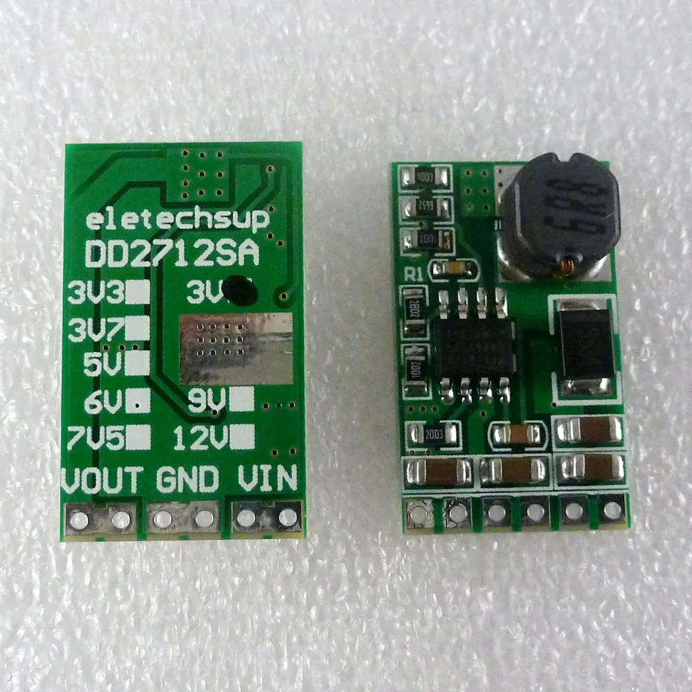 3.5A DC-DC преобразователя постоянного тока с понижающим регулировки напряжения 4,5 V-27 V постоянного тока до 3V 3,3 V 3,7 V 5V 6V 7,5 9V 12V