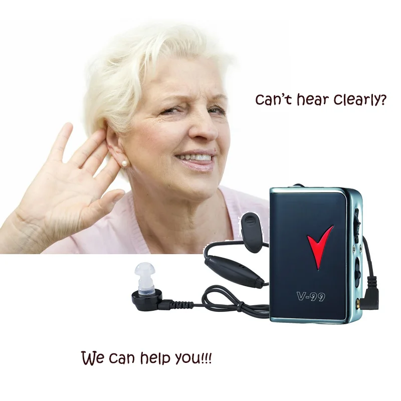 

AXON V-99 small Pocket Hearing Aid Headphone Amplifier aparelho auditivo Sound Volume Control Portable Low Distortion Low Noise