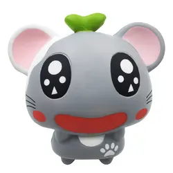 Kawaii мягкие медленно распрямляющийся мягкий игрушки милые Jumbo большой с мышонком из мультфильма с принтом "Мышка" для детей животных