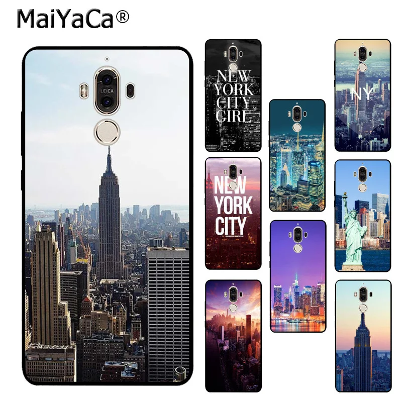 Чехол для телефона MaiYaCa NYC NEW YORK city landscape Fundas чехол Huawei mate9 mate10 P9 P10 p20 p10 plus NOVA2s |