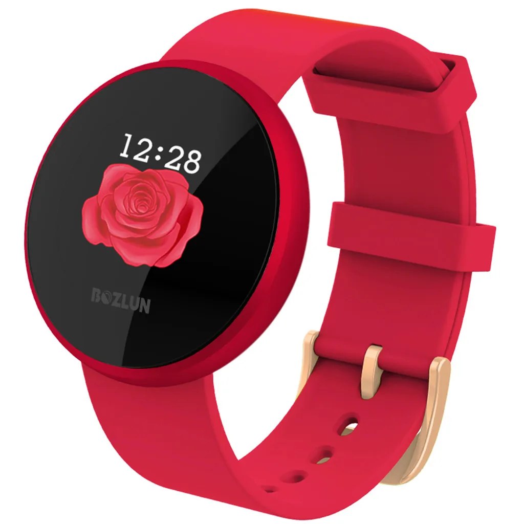 

Ouhaobin Female Smart Color Screen Physiological Period Reminds Smart Bracelet Heart Rate Monitor Sport Women Smartwatches 403#2
