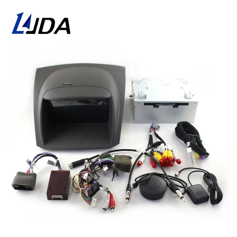 Best LJDA Android 9.0 Car DVD Player For FORD Fiesta 2008-2017 GPS Navigation 2 Din Car Radio Multimedia WIFI Stereo IPS Headunit RDS 4