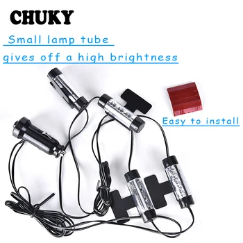 

CHUKY Car Interior LED Atmosphere Lamp Flexible Light Decorative Accessories For Lada granta vesta Opel Astra h insignia vectra