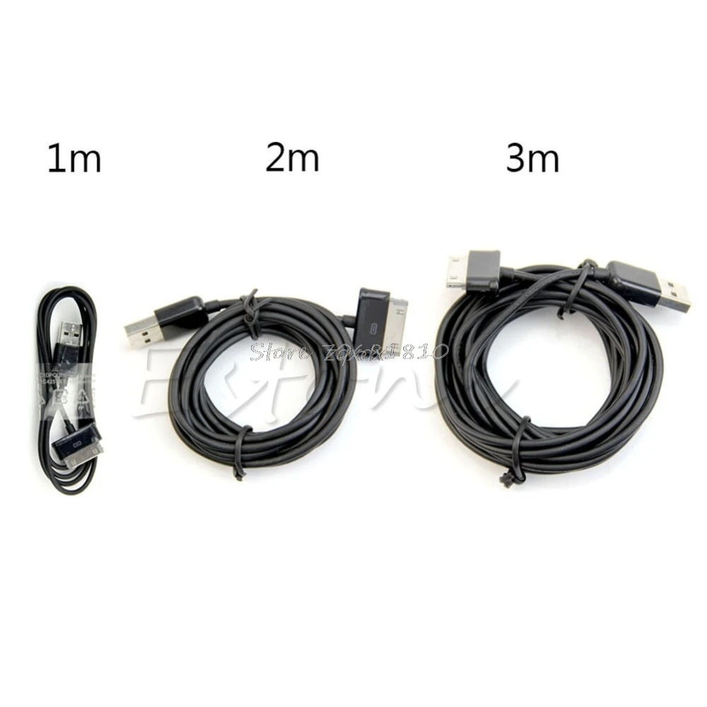 USB кабель для зарядки и синхронизации данных 1 м/2 м/3 м Samsung Galaxy Tab 2 7 8 9 10 дюйма P1000