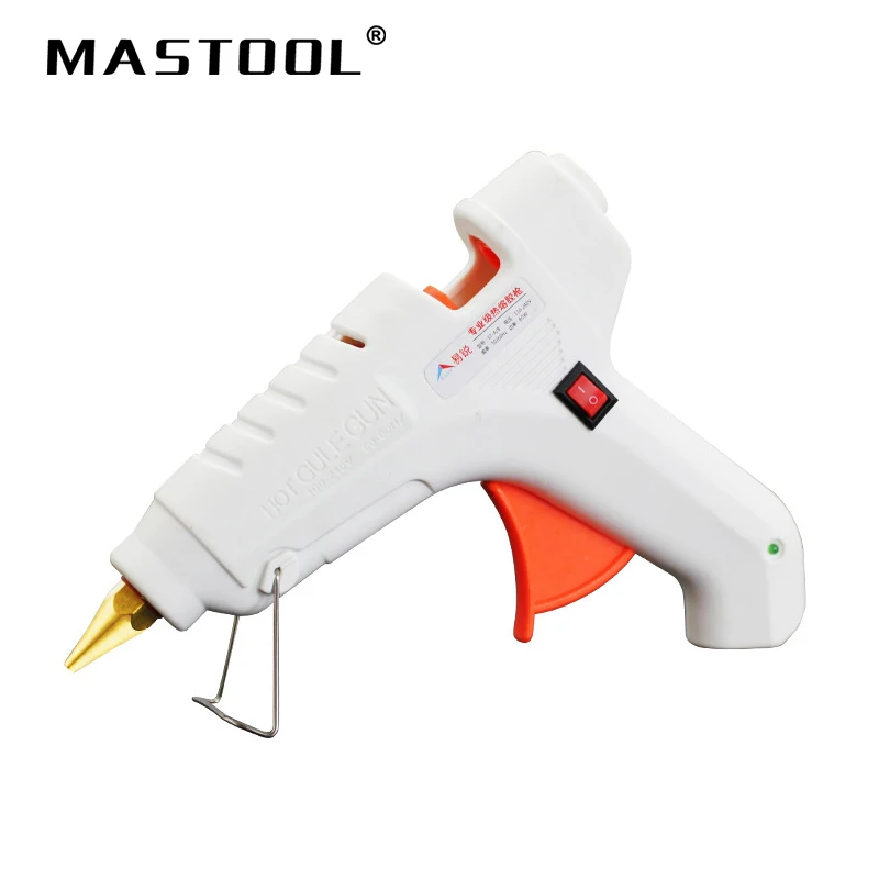 110V 220V 240V 30W DIY Mini Hot Melt Glue Gun High Temperature Hot Melt Stainless Steel Copper Muzzle Glue Gun